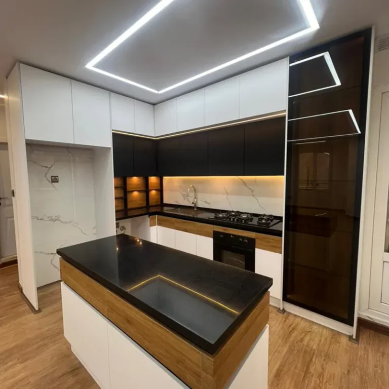 کابینت آشپزخانه رنگ پلی اورتان 01